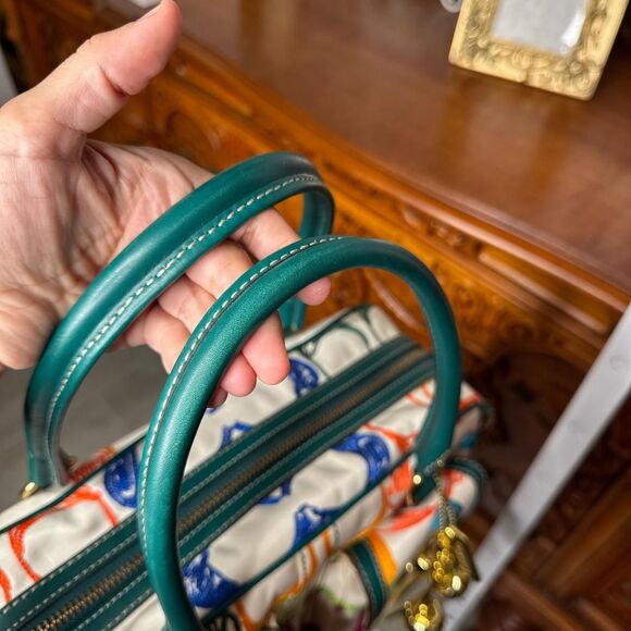 Coach Multicolor Scribble Tote Satchel NWT - Picture 5 of 8